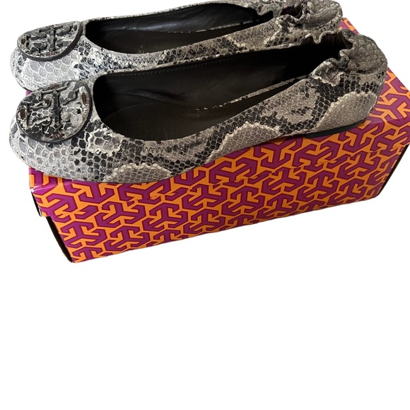 Tory Burch python ballet flats - Picture 2 of 4